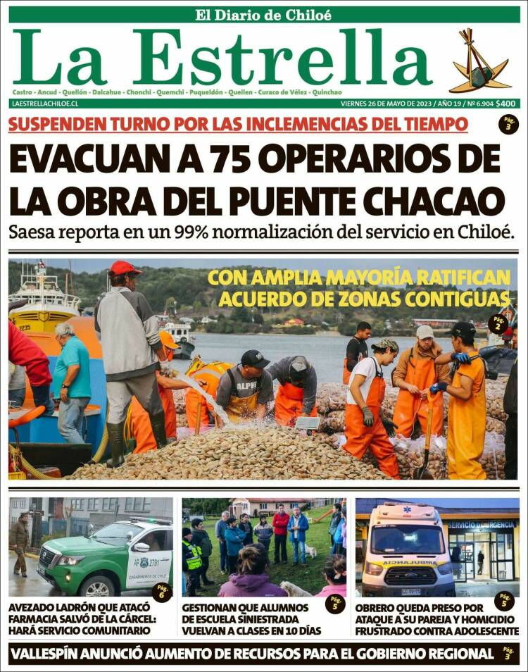 Portada de Estrella de Chiloé (Chile)