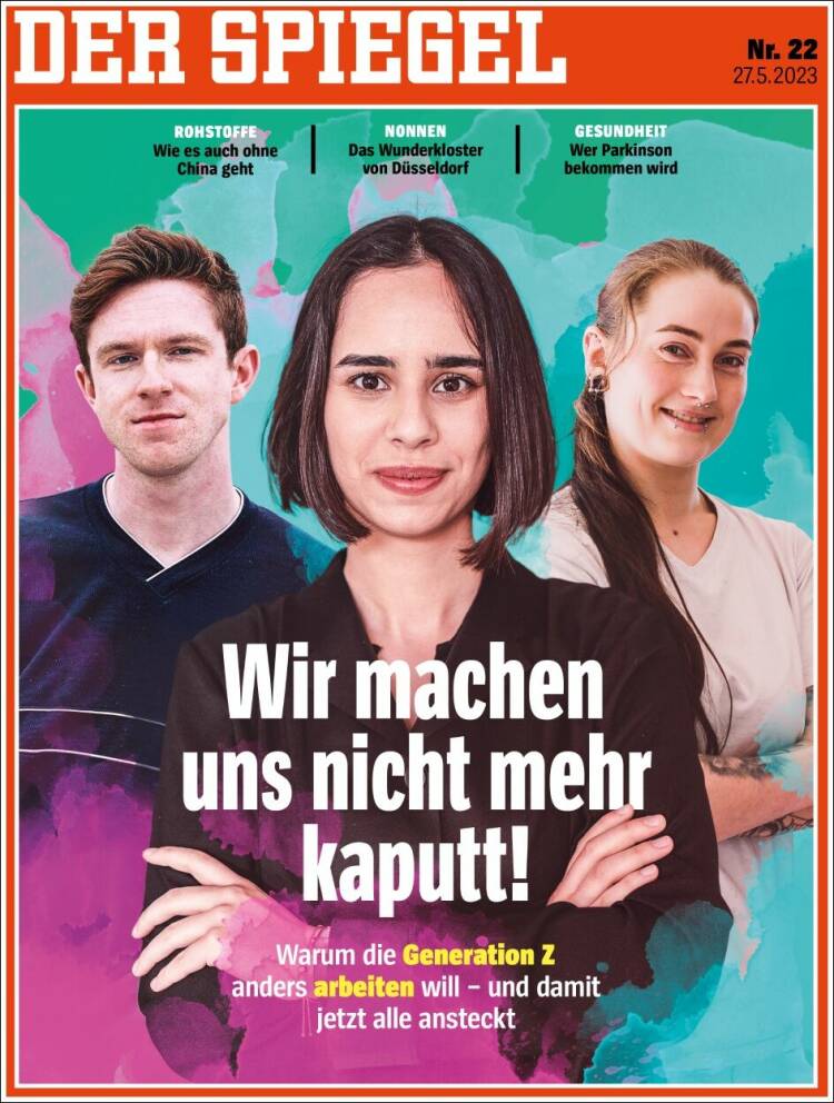 Portada de Der Spiegel (Alemania)