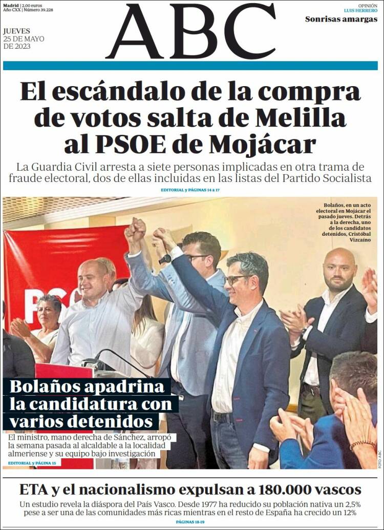 Portada de ABC (España)