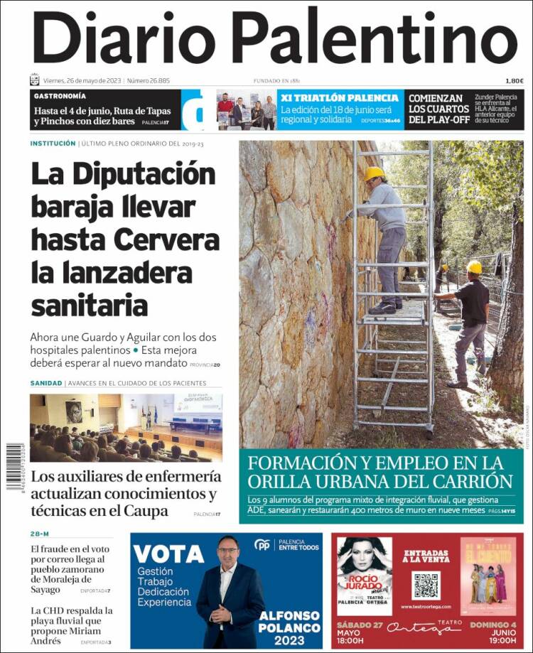 Portada de Diario Palentino (España)