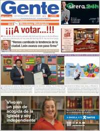 Portada de Gente en León (España)