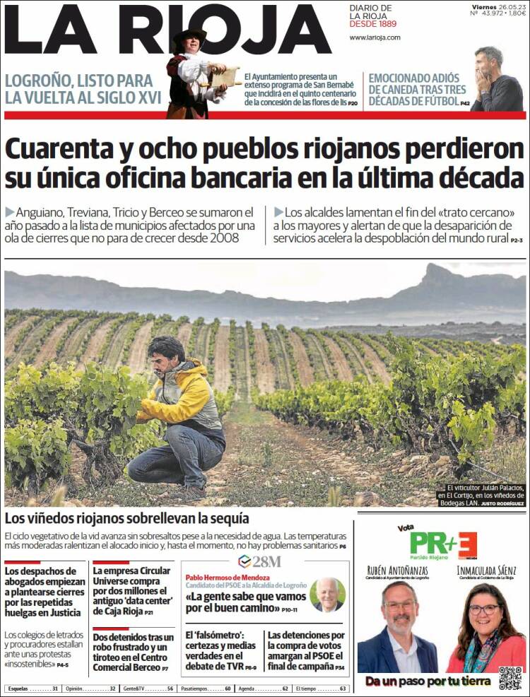 Portada de La Rioja (España)