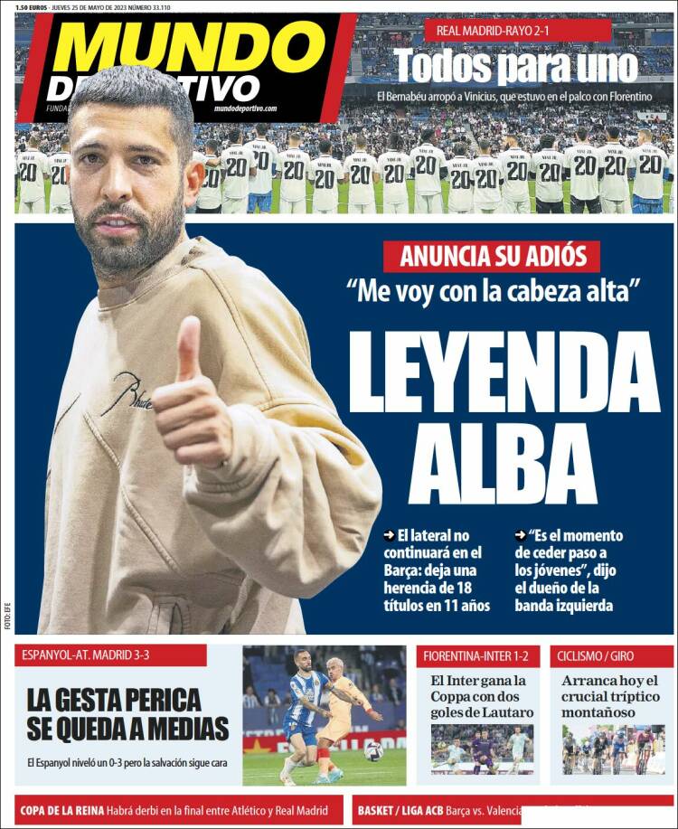 Portada de El Mundo Deportivo (España)