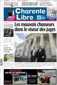 Portada de Charente Libre (Francia)