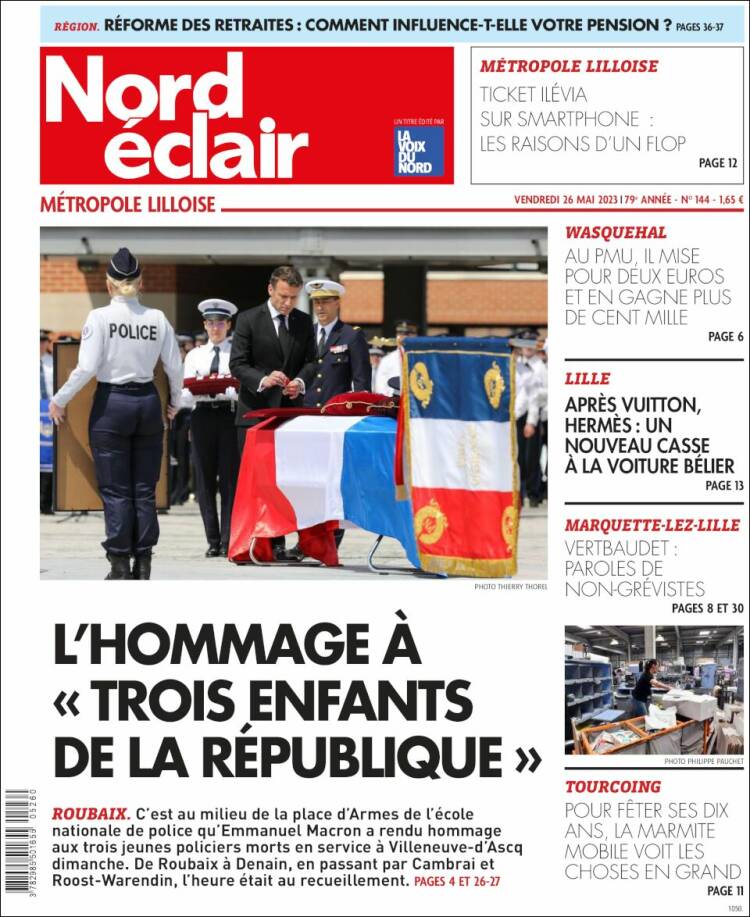 Portada de Nord Éclair (Francia)