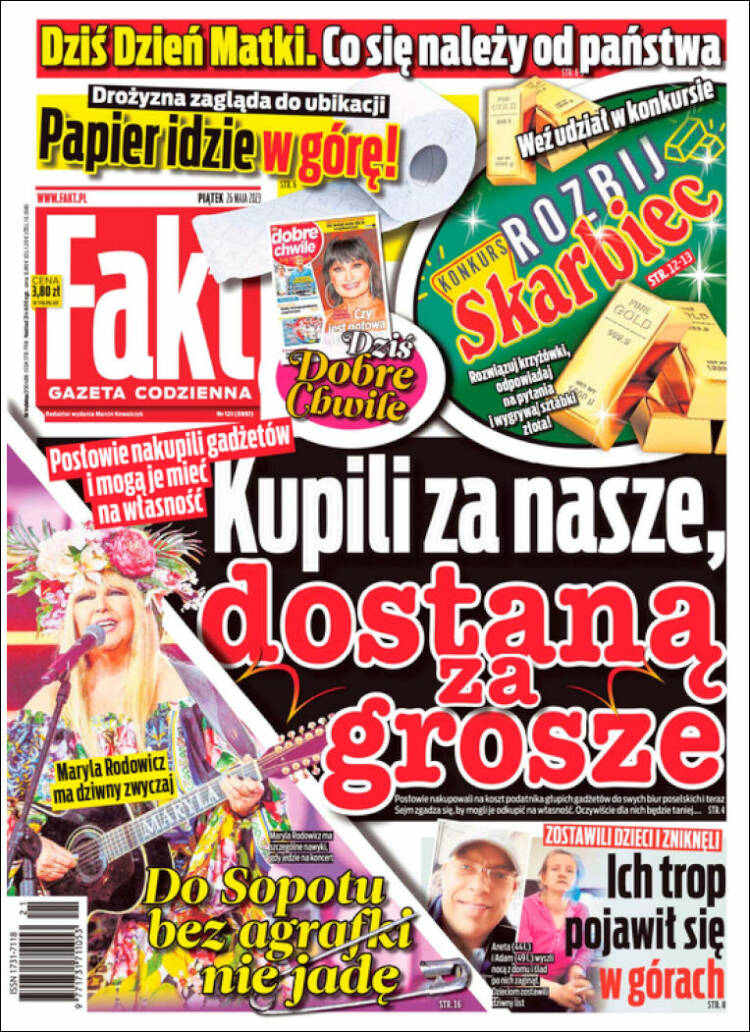 Portada de Fakt (Polonia)