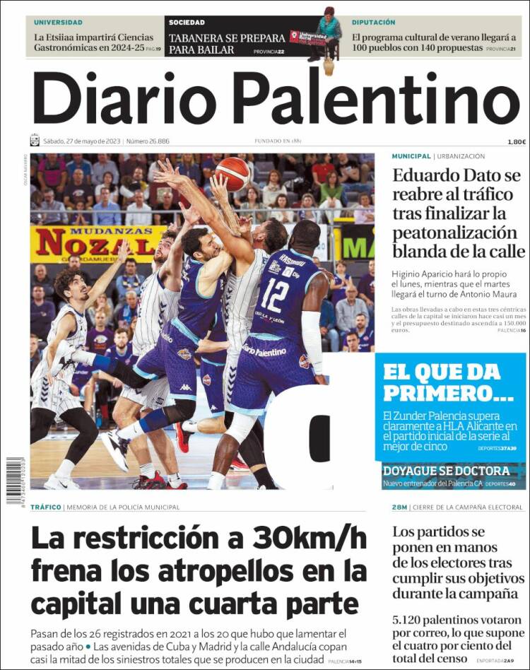 Portada de Diario Palentino (España)