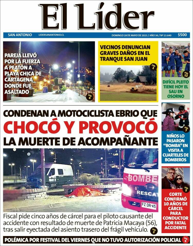 Portada de Lider de San Antonio (Chile)