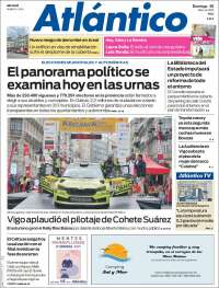 Portada de Atlántico Diario (España)