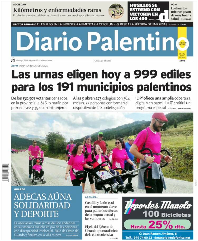 Portada de Diario Palentino (España)