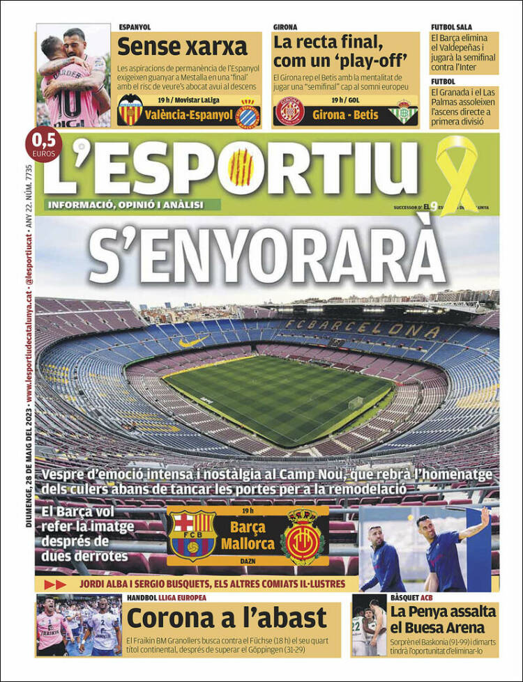 Portada de L'Esportiu (España)