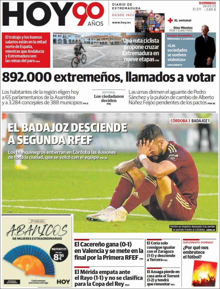 Portada de Hoy - Caceres (España)