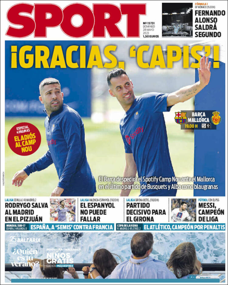 Portada de Sport (España)