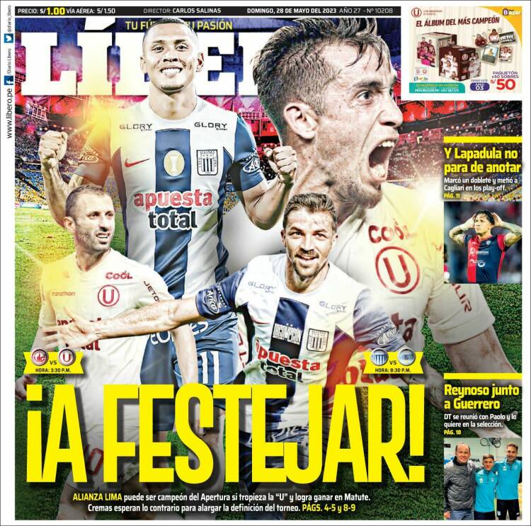 Portada de Líbero (Per&uacute;)