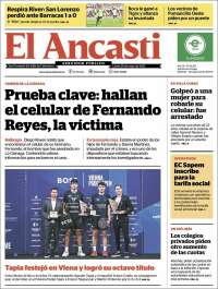 Portada de El Ancasti (Argentina)