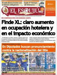 Portada de El Esquiu (Argentina)