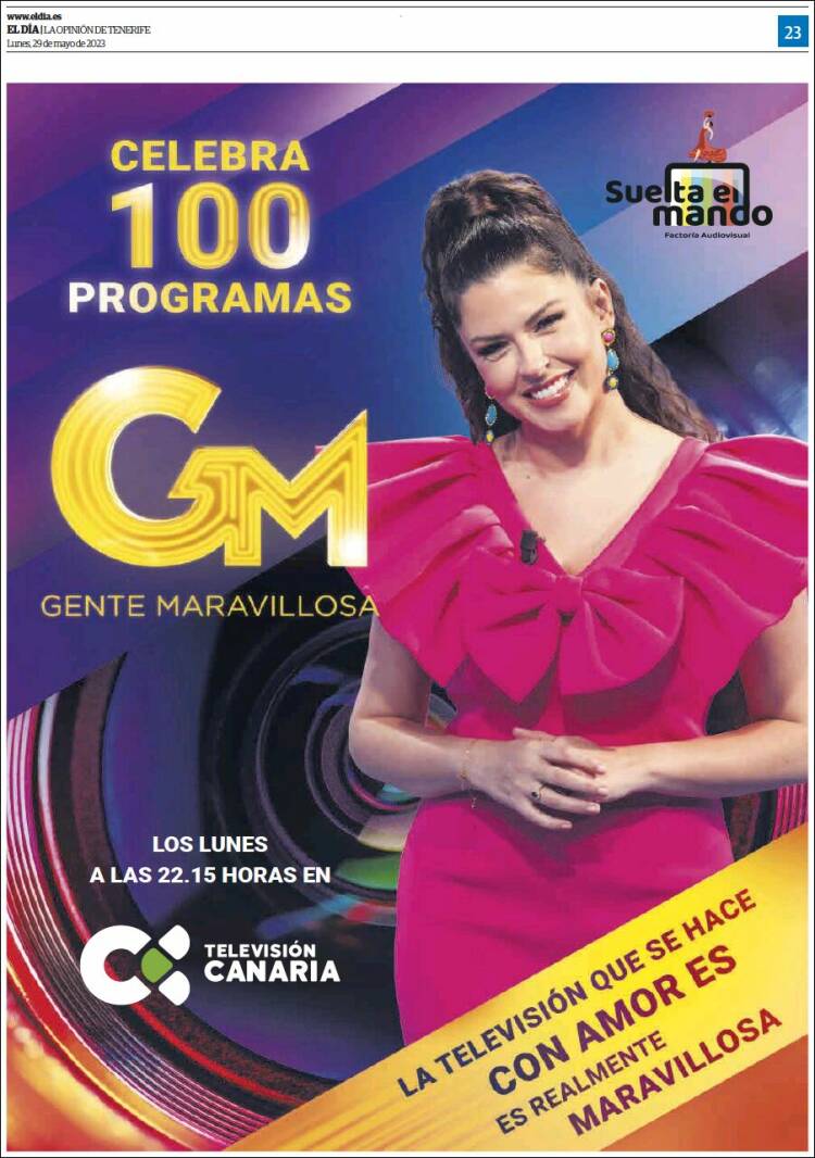 Portada de El Día (España)