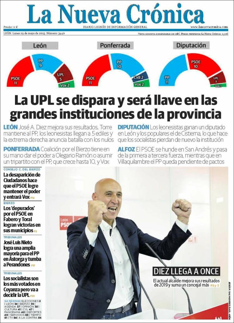 Portada de La Nueva Crónica (España)