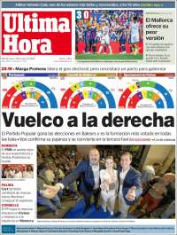 Portada de Última Hora (España)