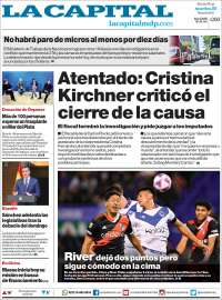 Portada de Diario La Capital - Mar del Plata (Argentina)