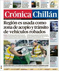 Portada de Crónica Chillán (Chile)