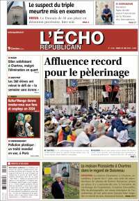 Portada de L'Echo Républicain (Francia)