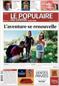 Portada de Le Populaire du Centre (Francia)