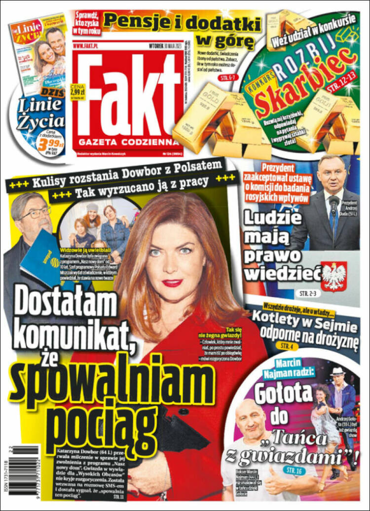 Portada de Fakt (Polonia)