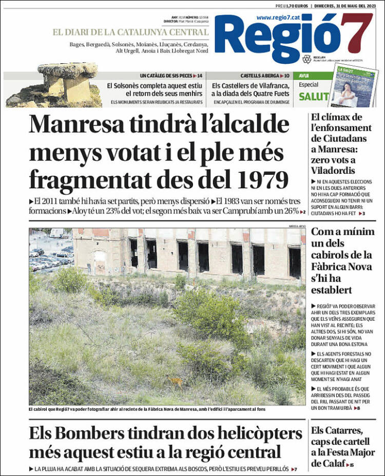 Portada de Regio7 (España)