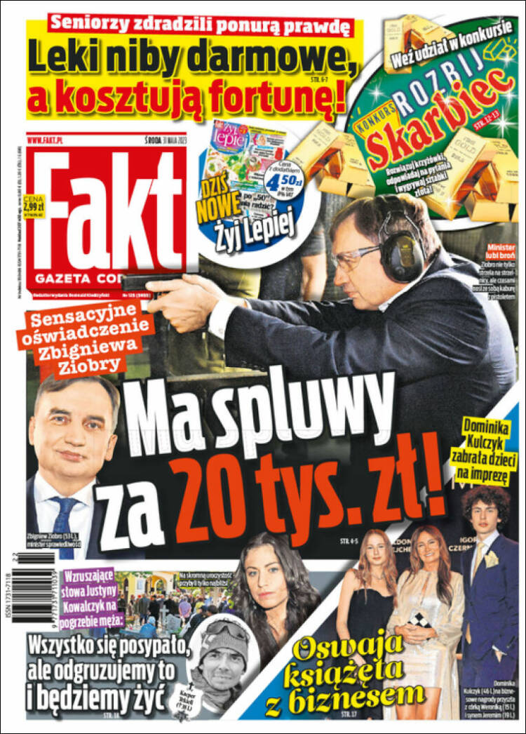 Portada de Fakt (Polonia)