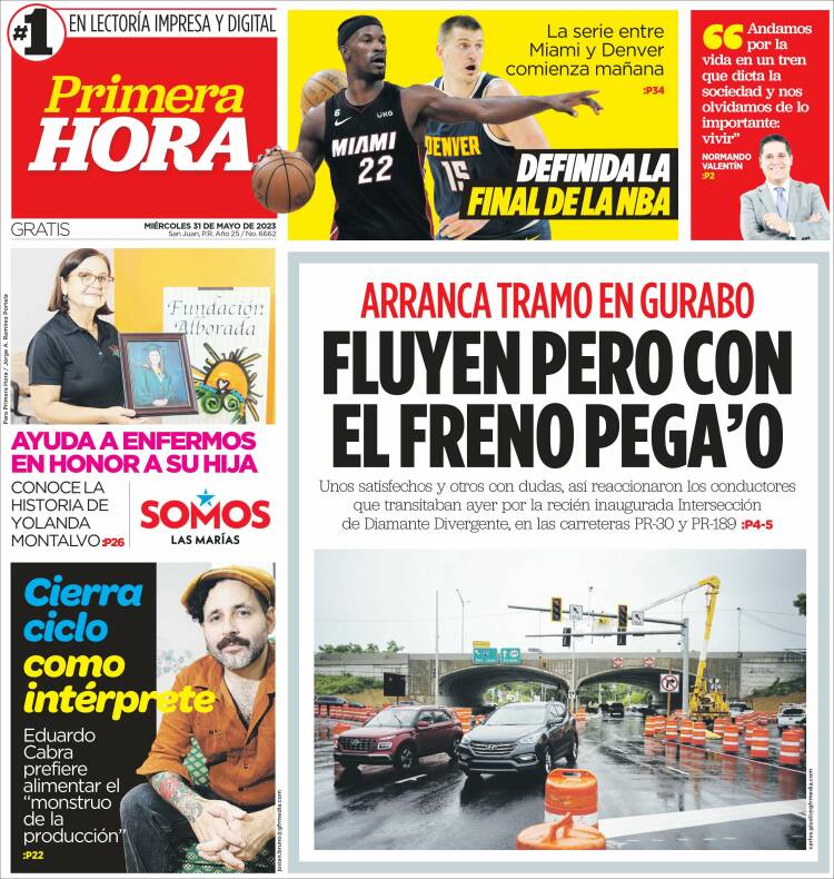 Portada de Primera Hora (Puerto Rico)