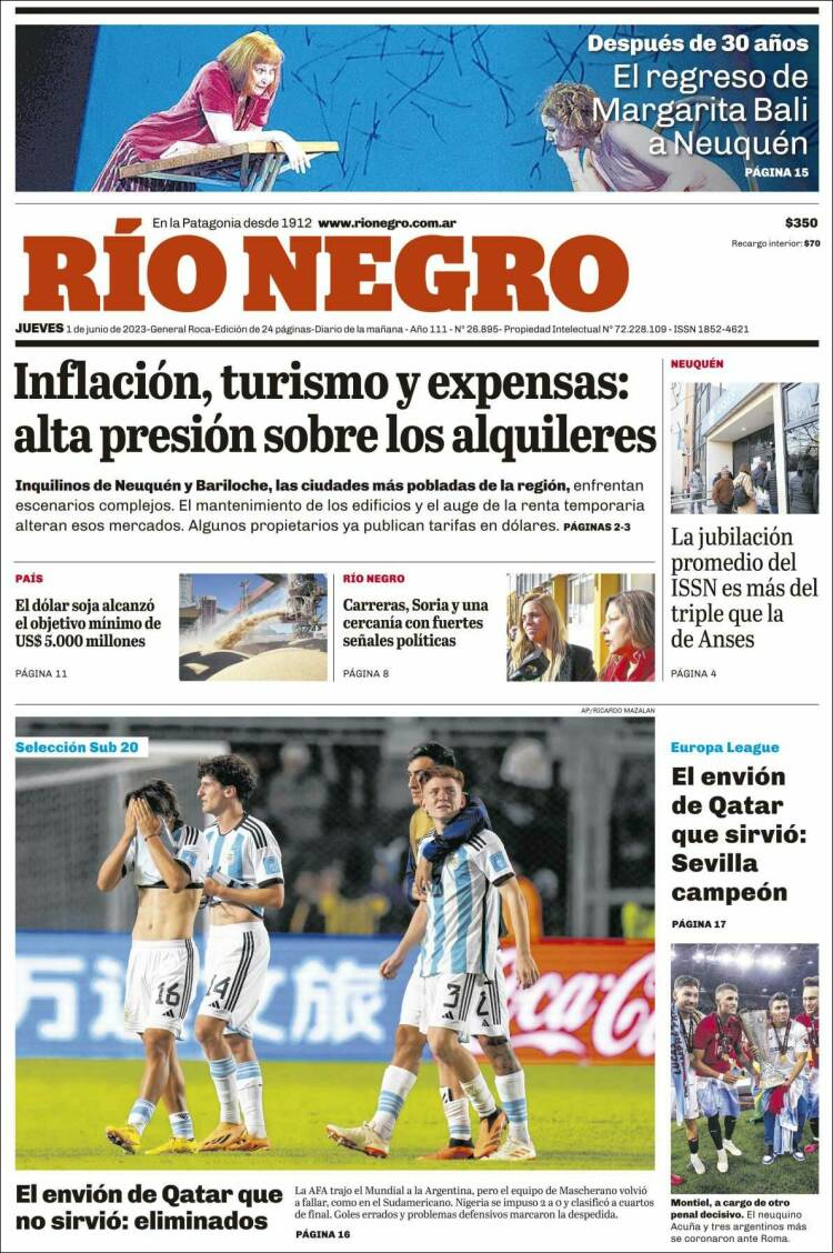 Portada de Rio Negro (Argentina)