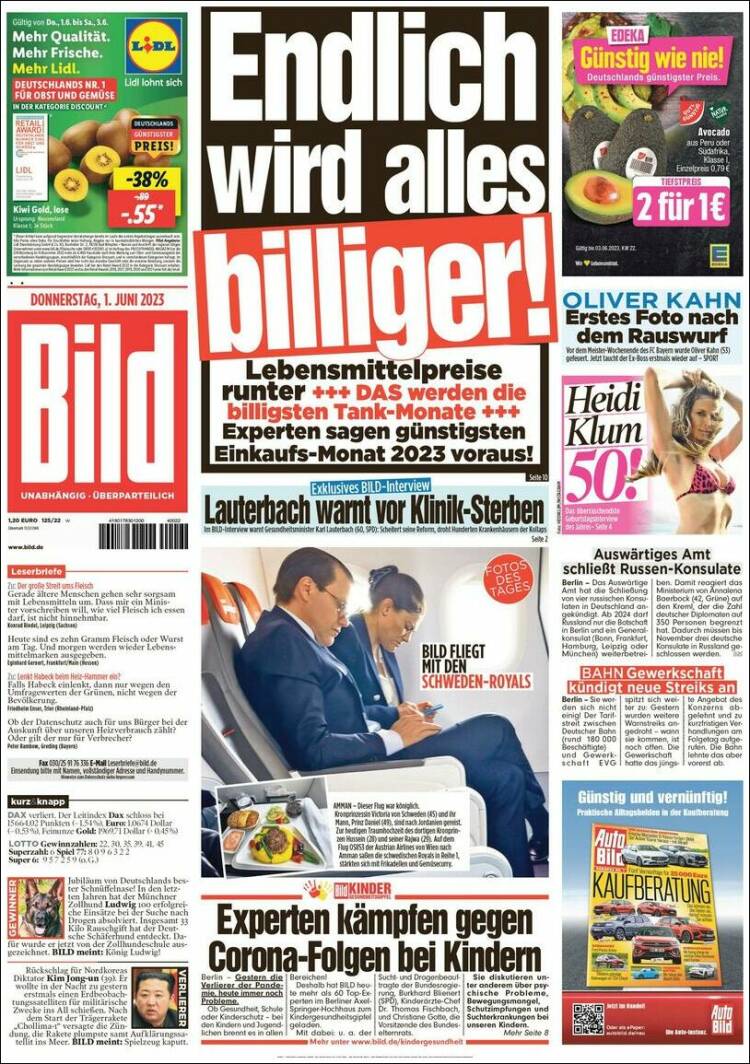 Portada de Bild (Alemania)