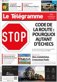 Portada de Télégramme (Francia)