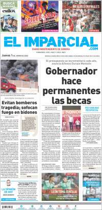 Portada de El Imparcial (México)