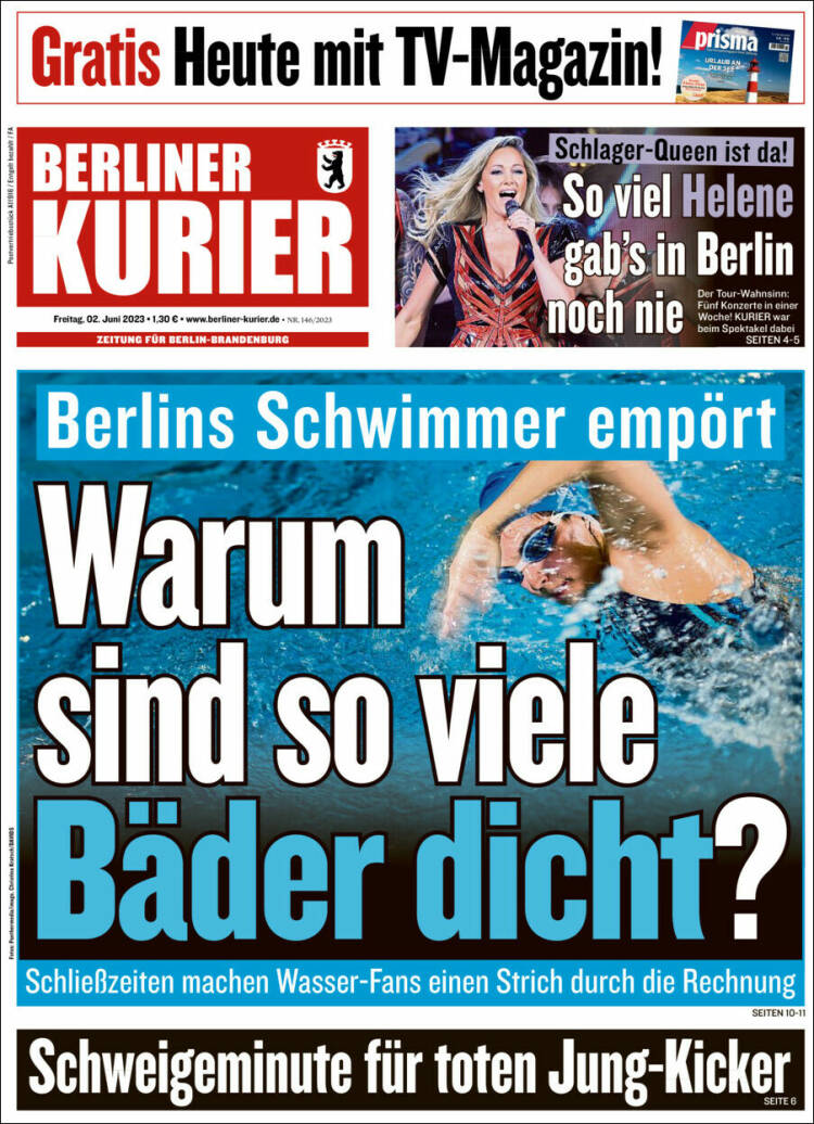 Portada de Berliner Kurier - Startseite BK (Alemania)