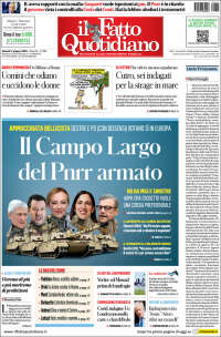 Portada de Il Fatto Quotidiano (Italia)