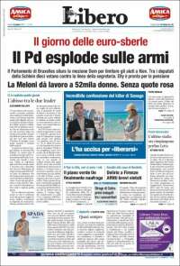 Portada de Libero (Italia)