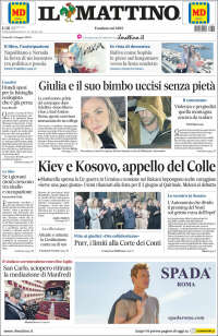 Portada de Il Mattino (Italia)