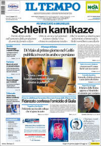 Portada de Il Tempo (Italia)