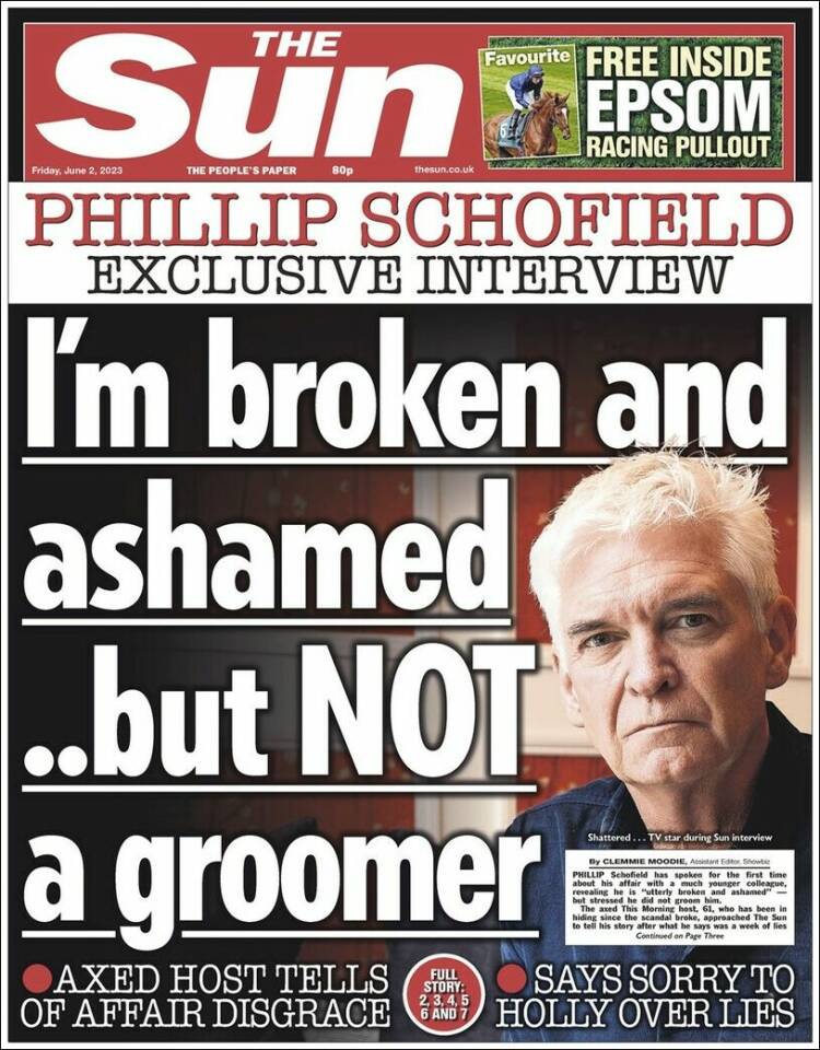 Portada de The Sun (Reino Unido)