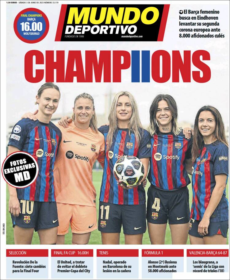 Portada de El Mundo Deportivo (España)