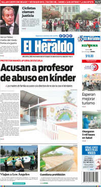 Portada de El Heraldo de León (México)