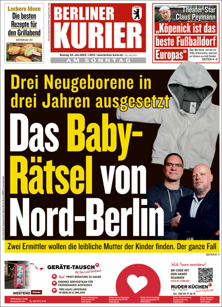 Portada de Berliner Kurier - Startseite BK (Germany)