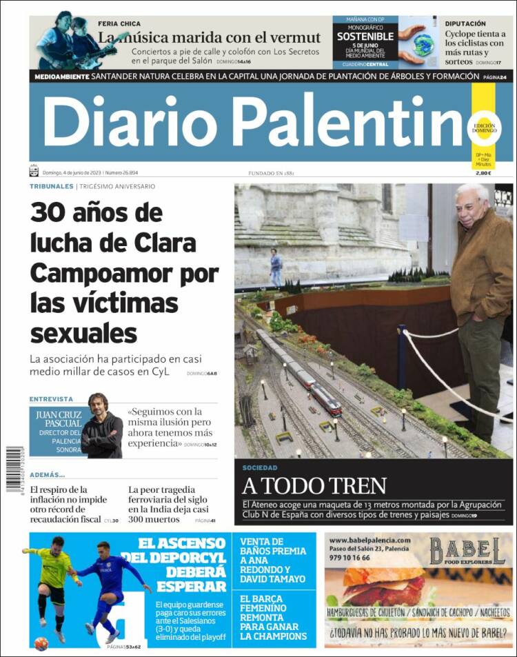 Portada de Diario Palentino (Spain)