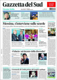 Portada de Gazzetta del Sud (Italy)