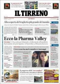 Portada de Il Tirreno (Italy)