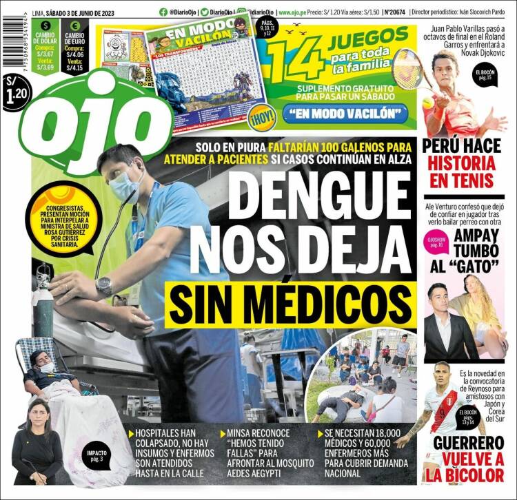 Portada de Ojo (Peru)