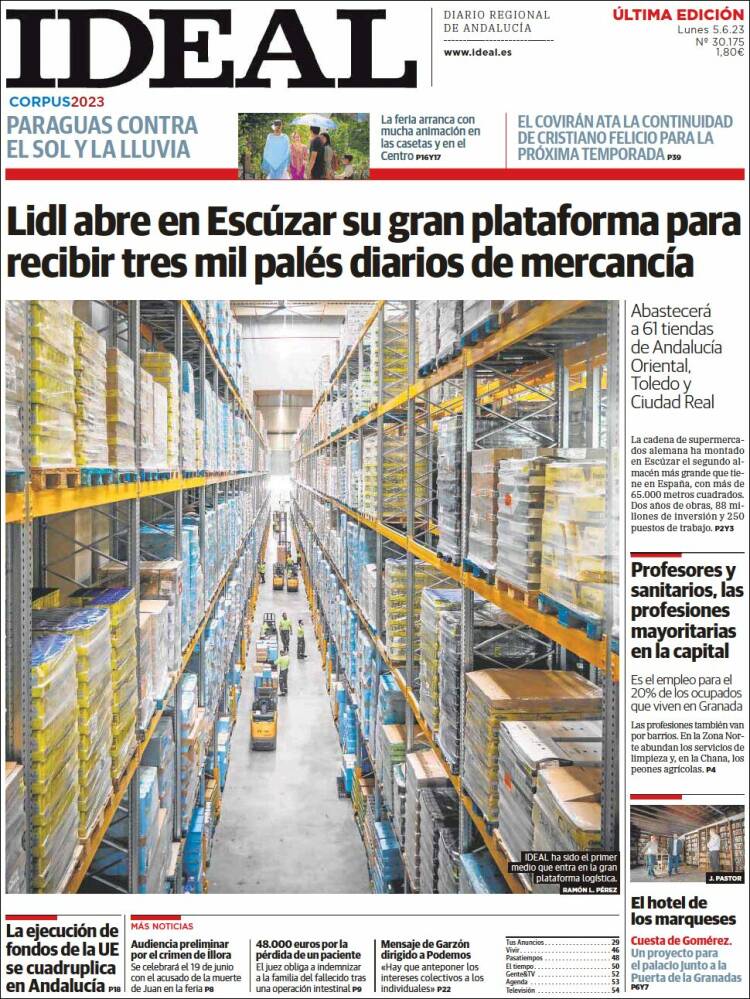 Portada de Ideal (España)