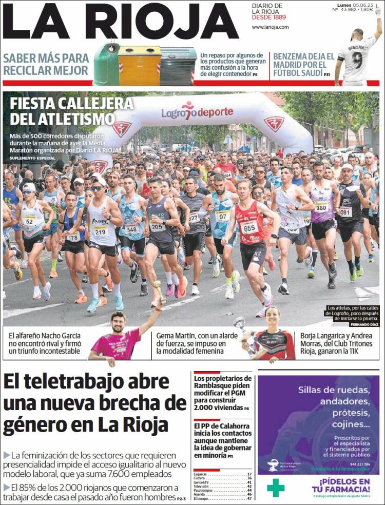 Portada de La Rioja (España)